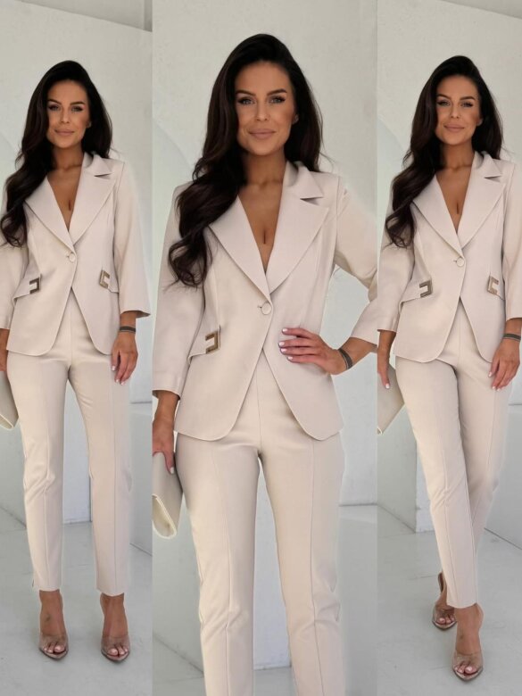 Komplet 2w1 Lentio beżowy