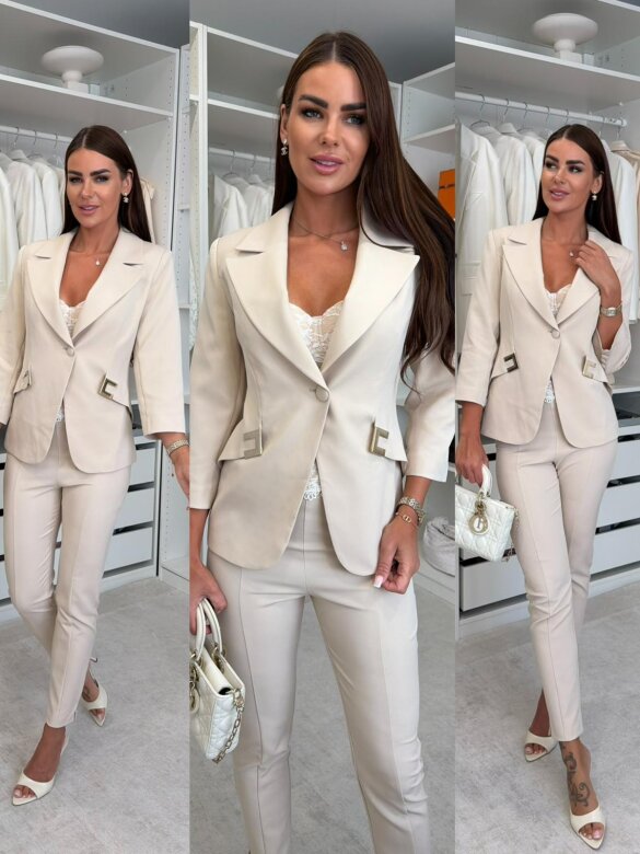 Komplet 2w1 Lentio beżowy