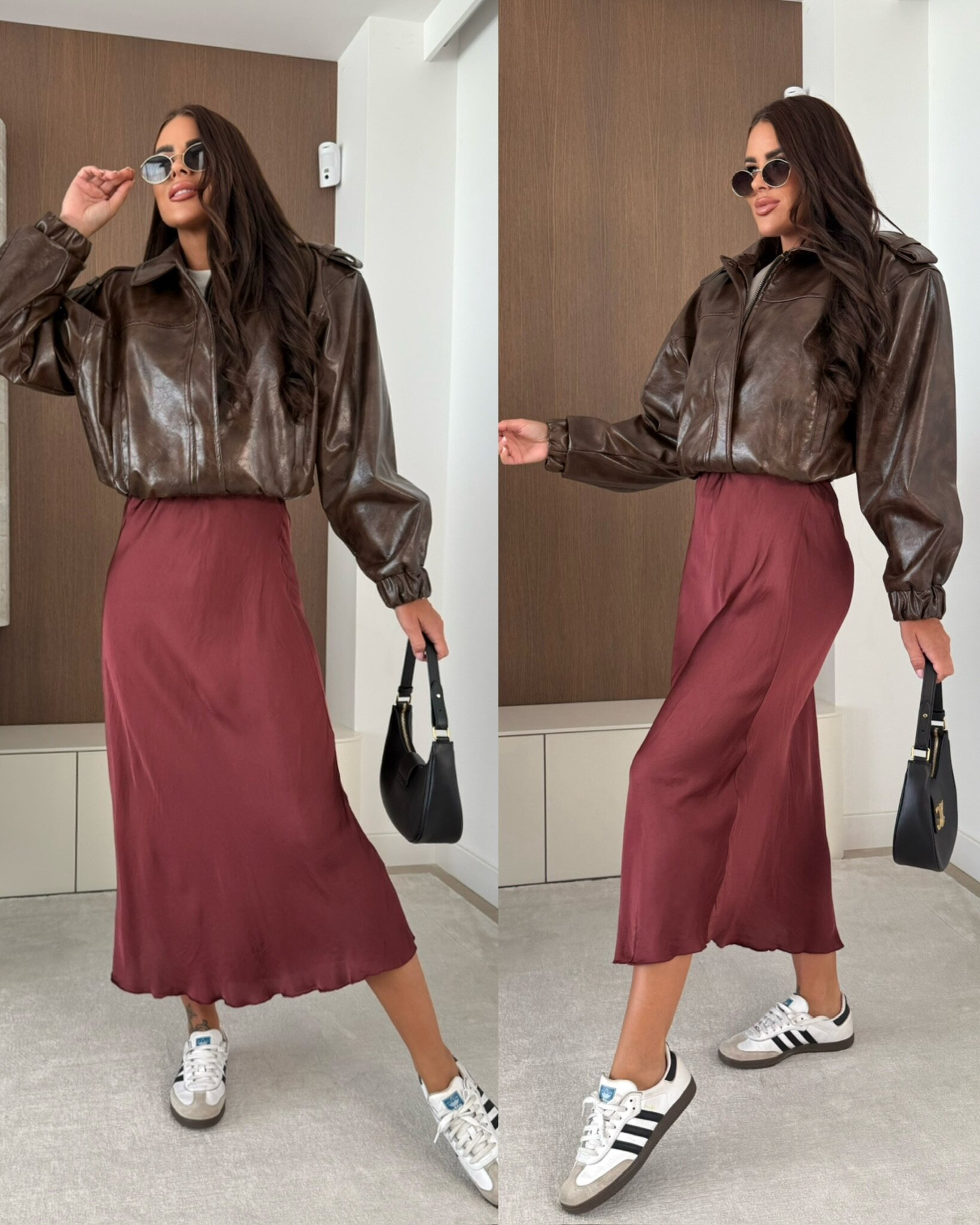 Spódniczka Amarisse bordowa