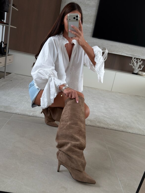 High Boots Freddo beige