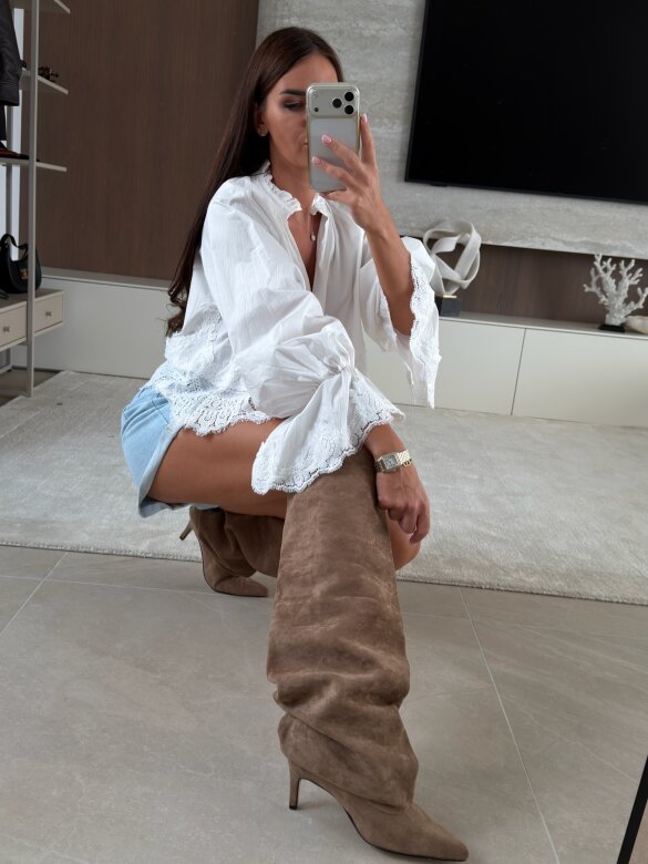 High Boots Freddo beige