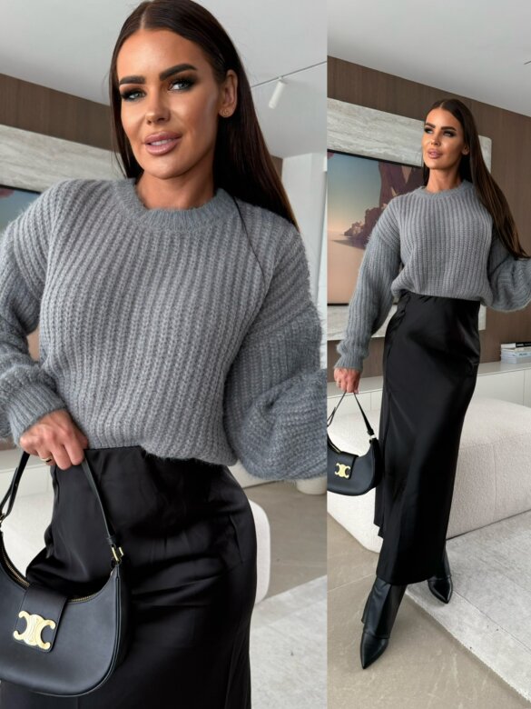 Spódnica Scarlet midi czarna