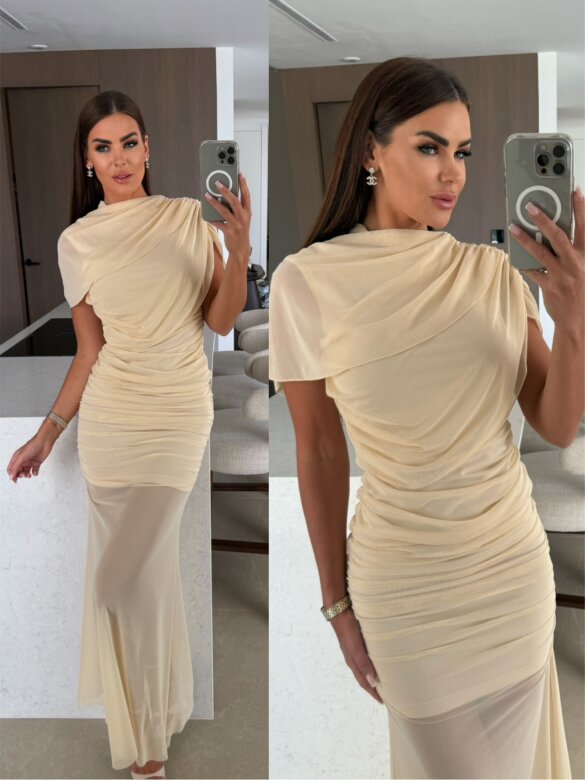 Dress Casoria butter yellow 