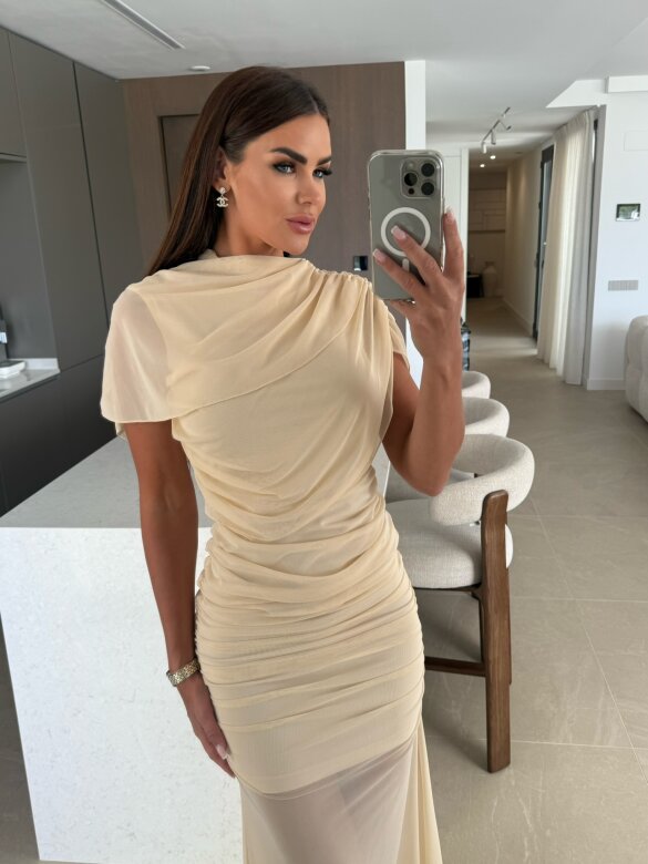 Dress Casoria butter yellow 