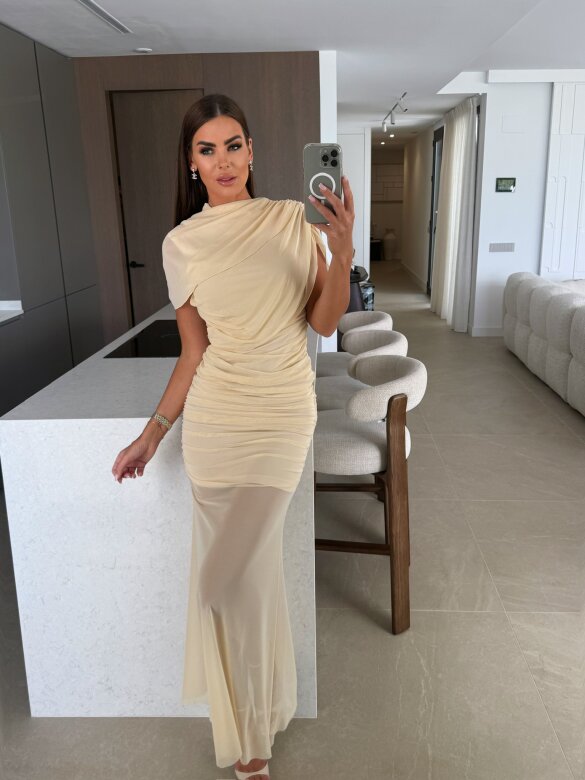 Dress Casoria butter yellow 