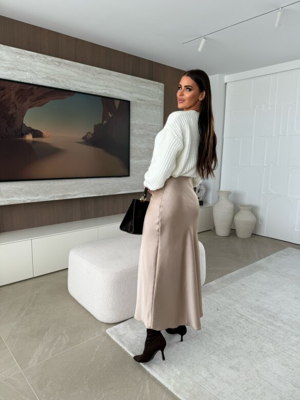 Skirt Scarlet midi beige