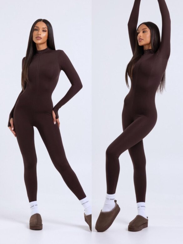 Kombinezon Harper Premium longsleeve czekoladowy