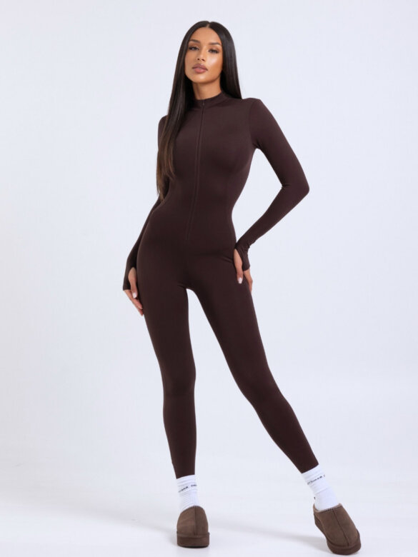 Kombinezon Harper Premium longsleeve czekoladowy