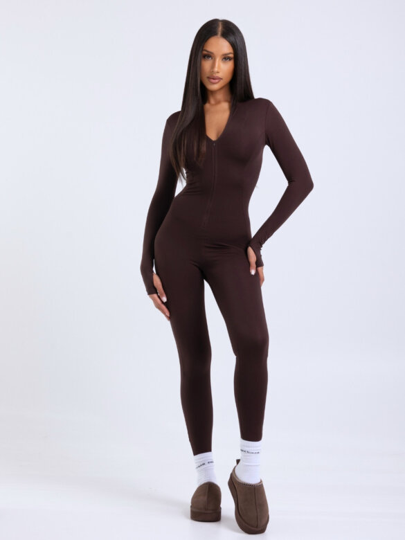 Kombinezon Harper Premium longsleeve czekoladowy