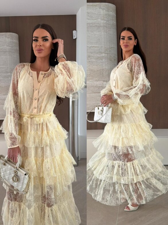 Sukienka Merina butter yellow 