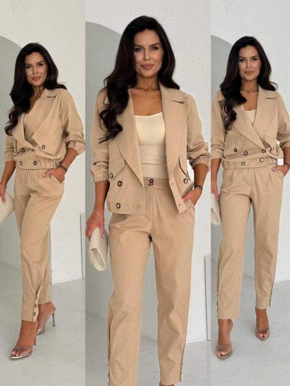 Komplet 2w1 Forli beżowy 