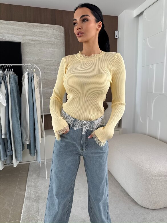 Sweter Kaite żółty