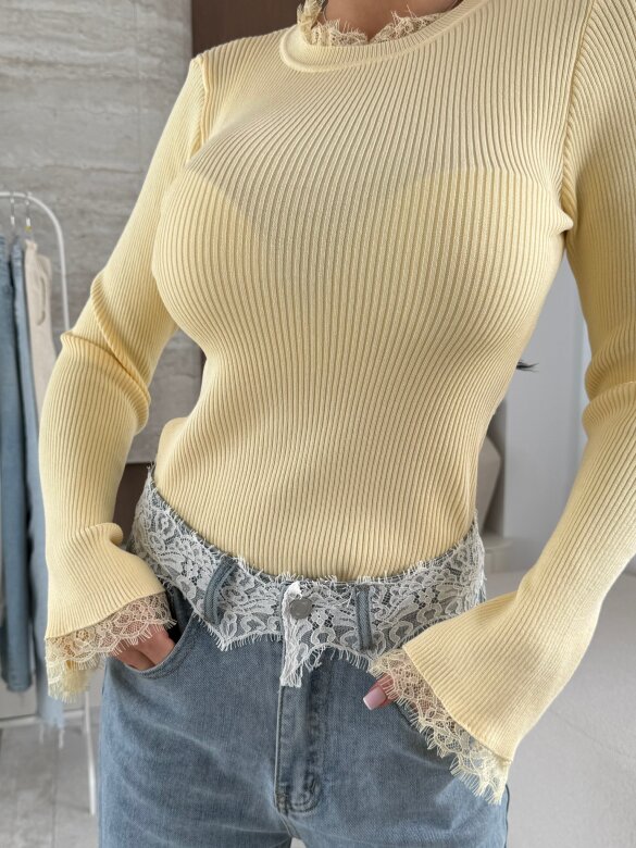 Sweter Kaite żółty