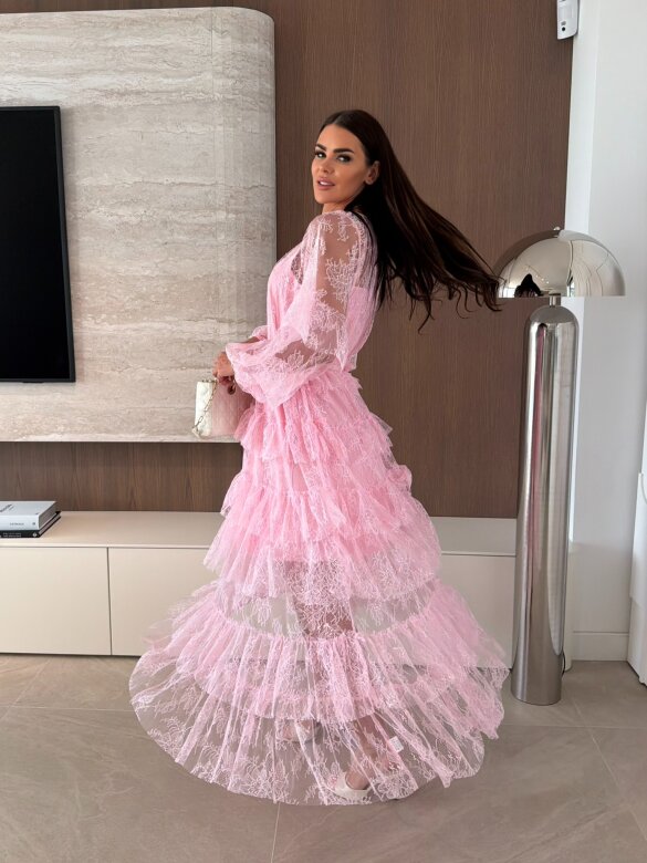 Sukienka Merina pudrowa 