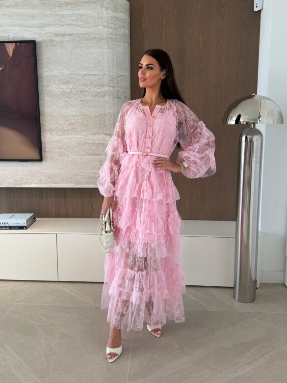 Sukienka Merina pudrowa 