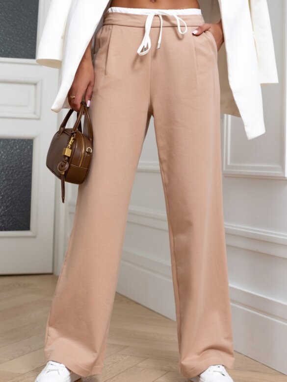 Spodnie Veriso elegant nude 