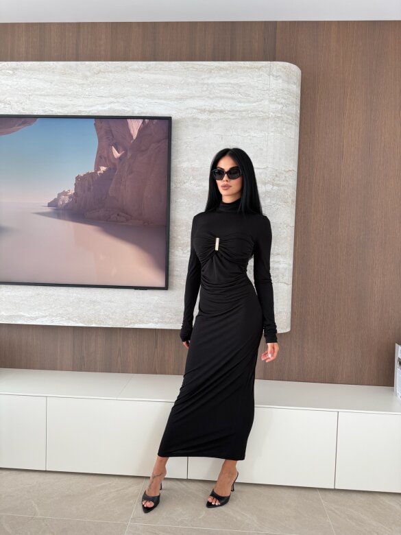 Sukienka Iverra maxi czarna