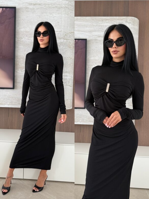 Sukienka Iverra maxi czarna