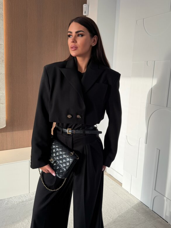 Marynarka Turner Premium short czarna