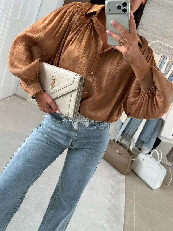 Bluzka Alpen bombka brązowa