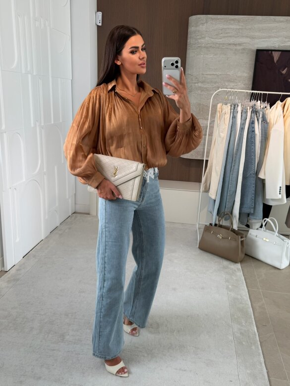 Bluzka Alpen bombka brązowa