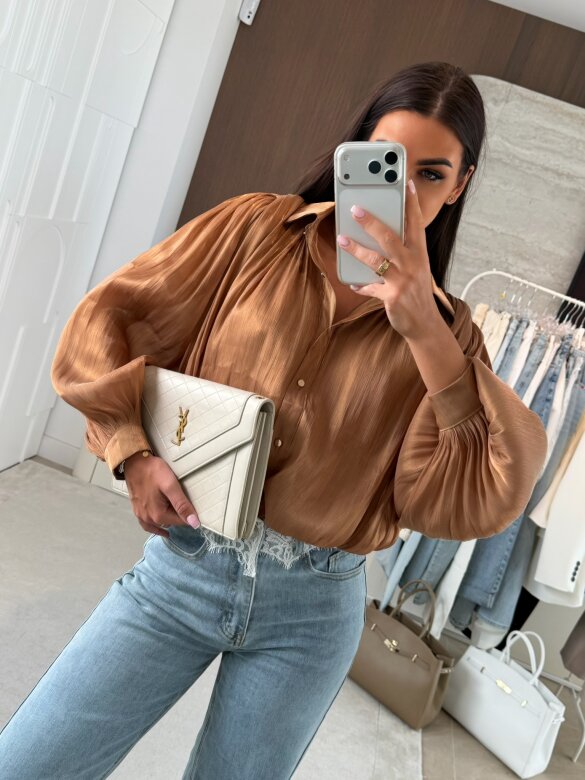 Bluzka Alpen bombka brązowa