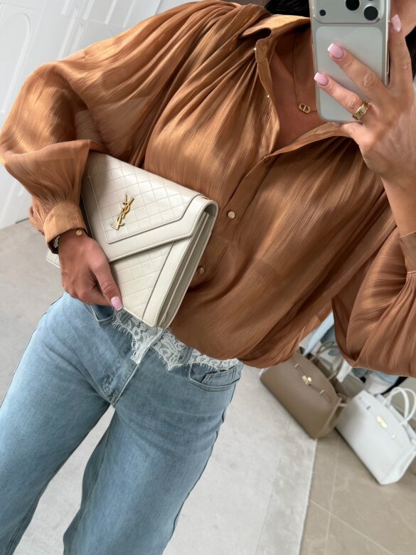 Bluzka Alpen bombka brązowa