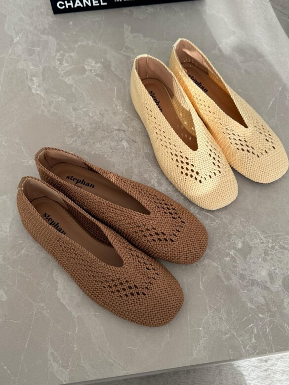 Ballerinas Calios butter yellow