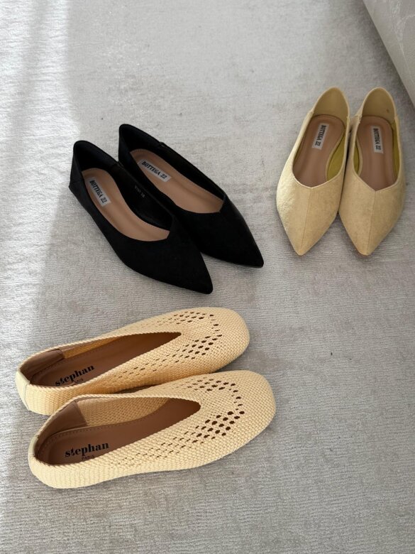 Ballerinas Calios butter yellow