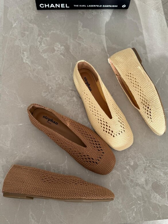 Ballerinas Calios butter yellow