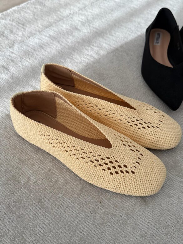 Ballerinas Calios butter yellow