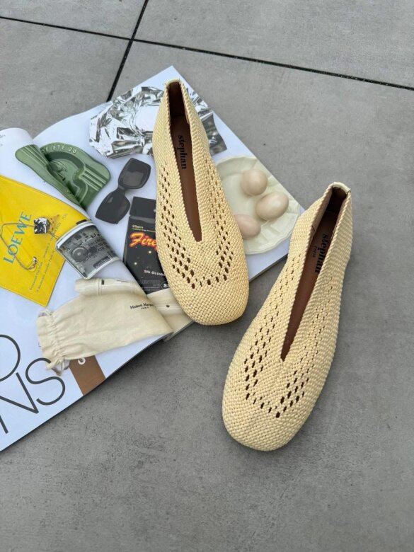 Baleriny Calios butter yellow