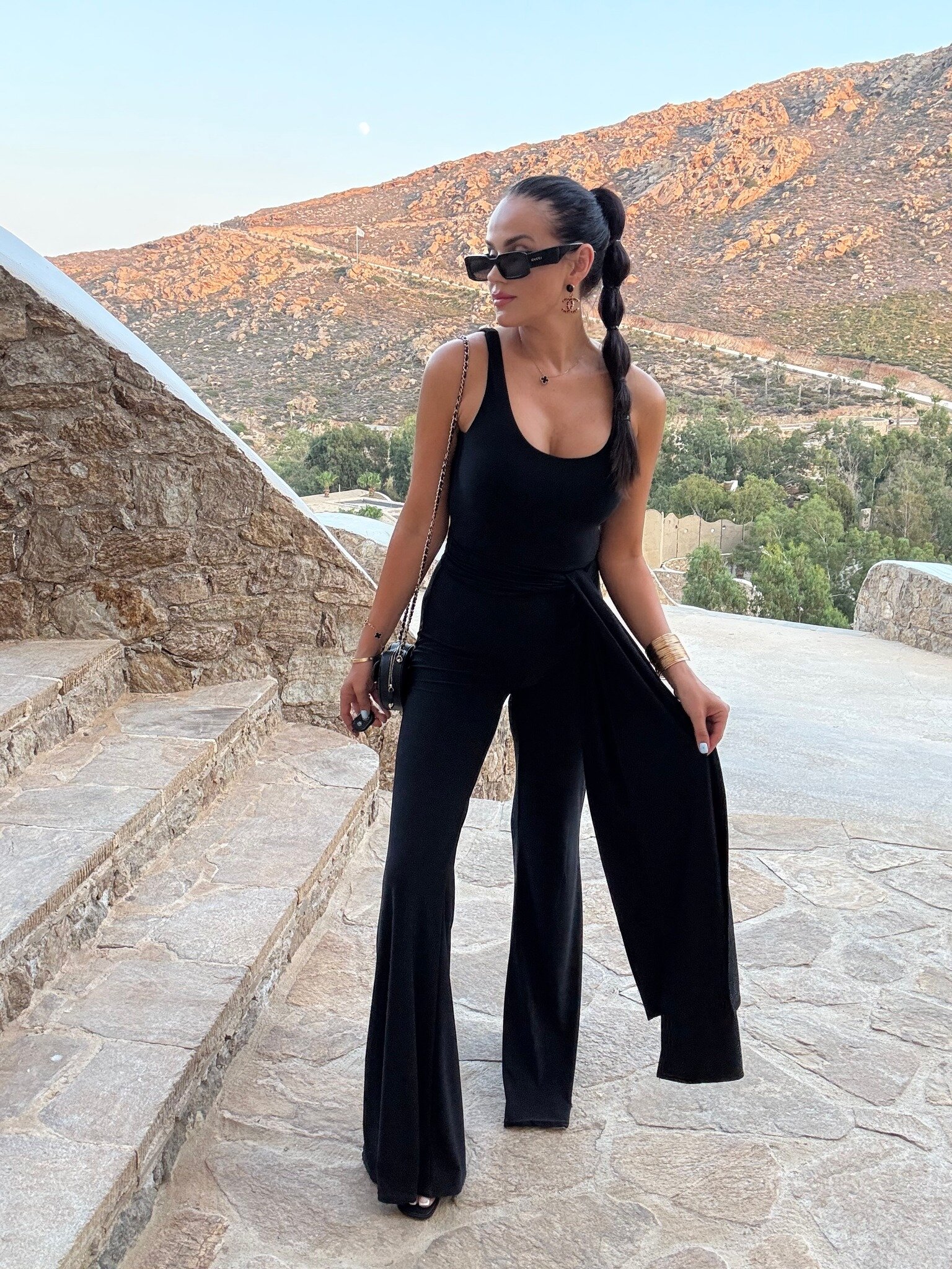 Kombinezon Amario czarny