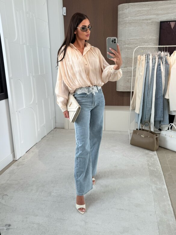 Bluzka Alpen bombka jasnobeżowa