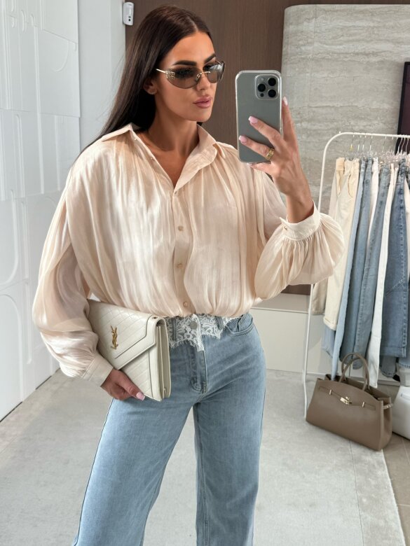 Bluzka Alpen bombka jasnobeżowa