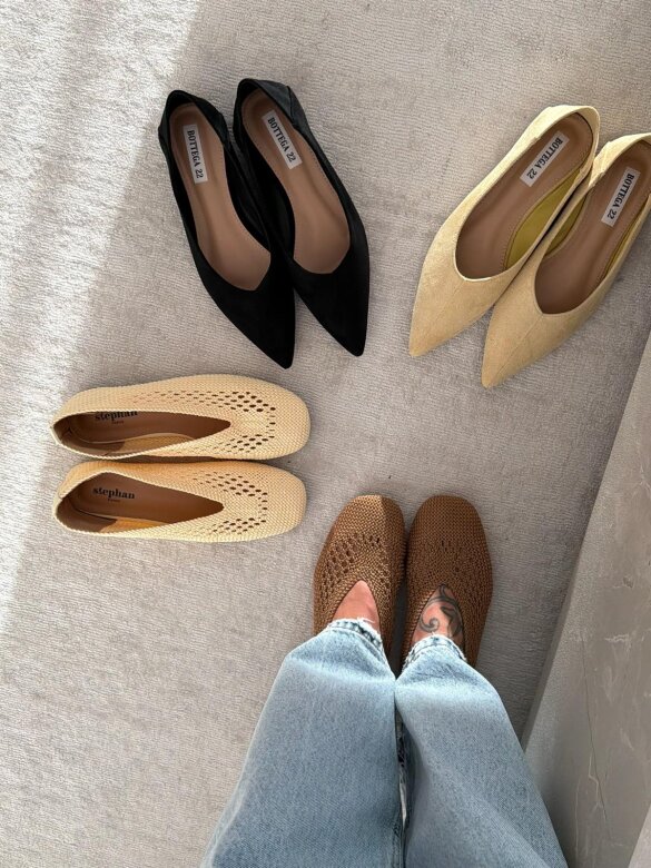 Baleriny Calios mocca 