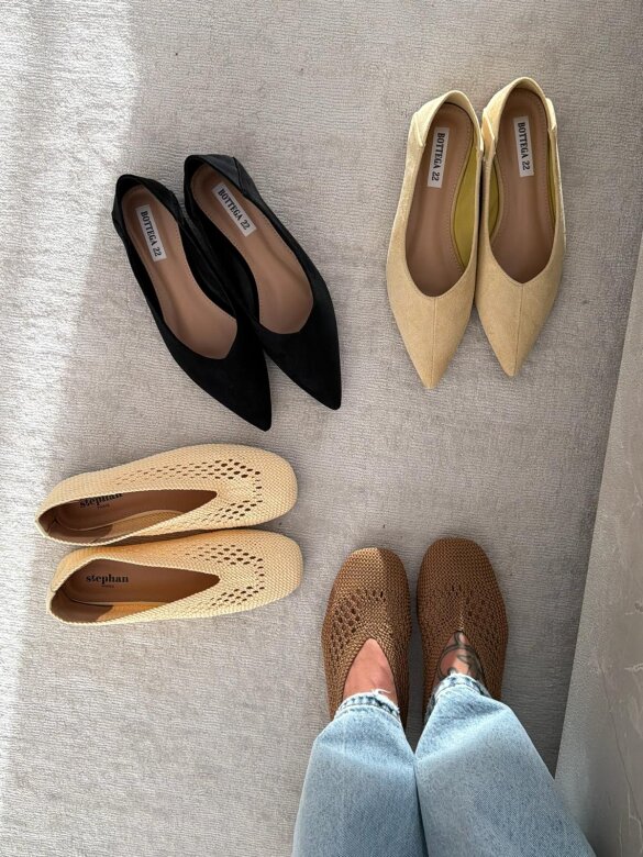 Baleriny Calios mocca 