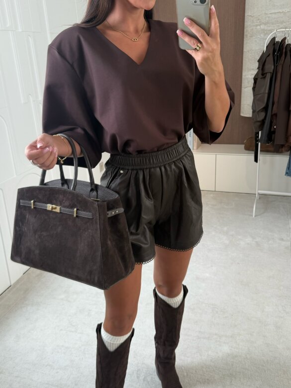 Bluzka Marrona czekoladowa 