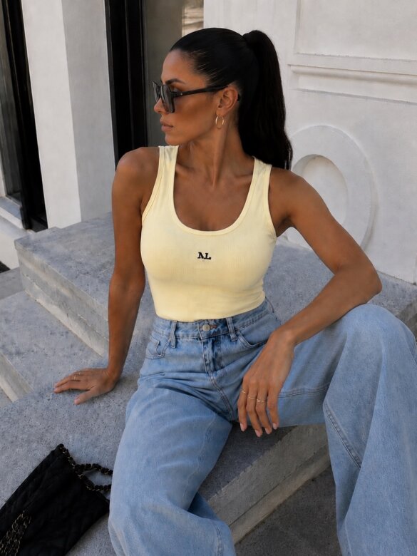Top Azra butter yellow 