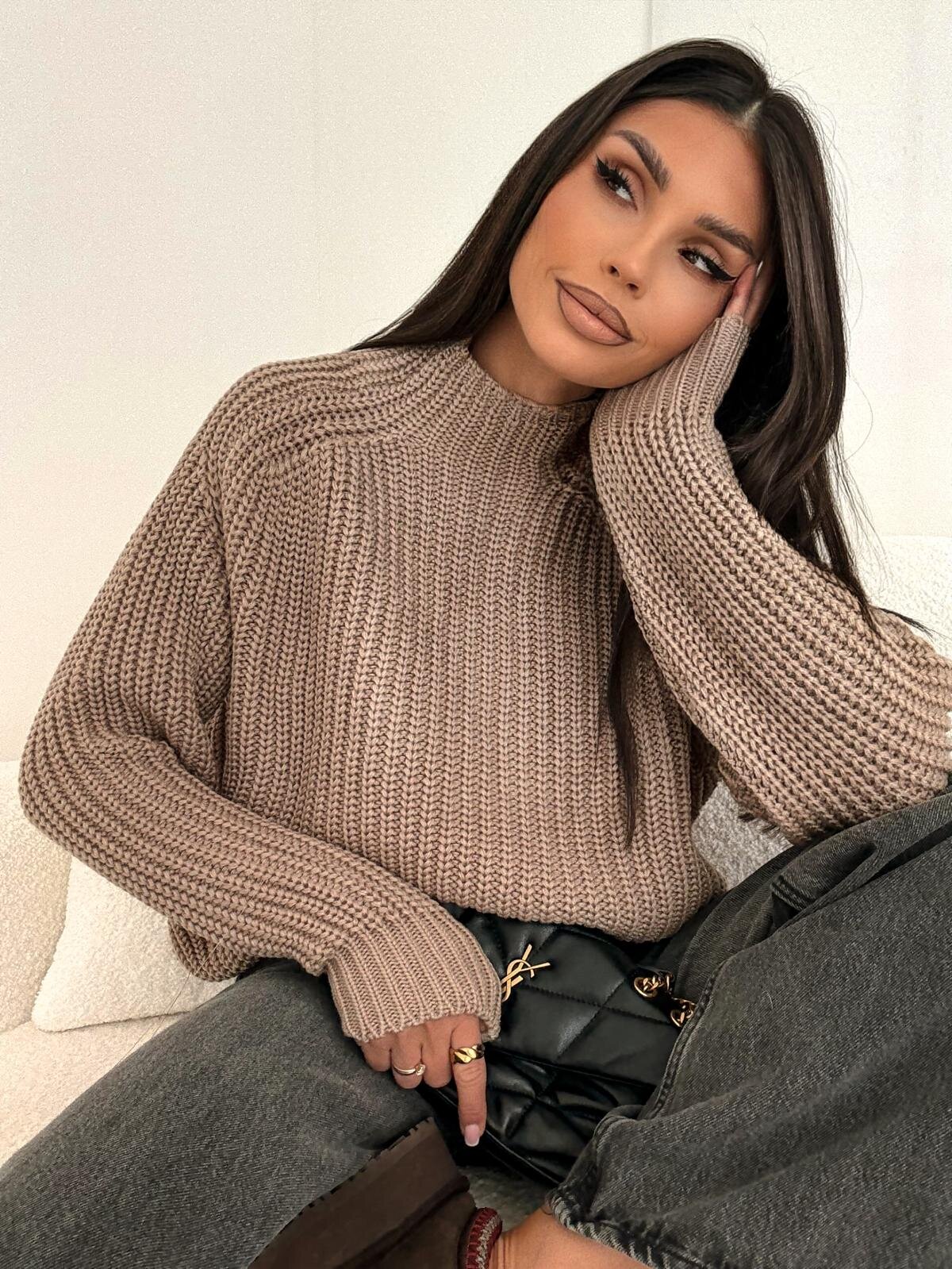 Półgolf Savello beżowy 