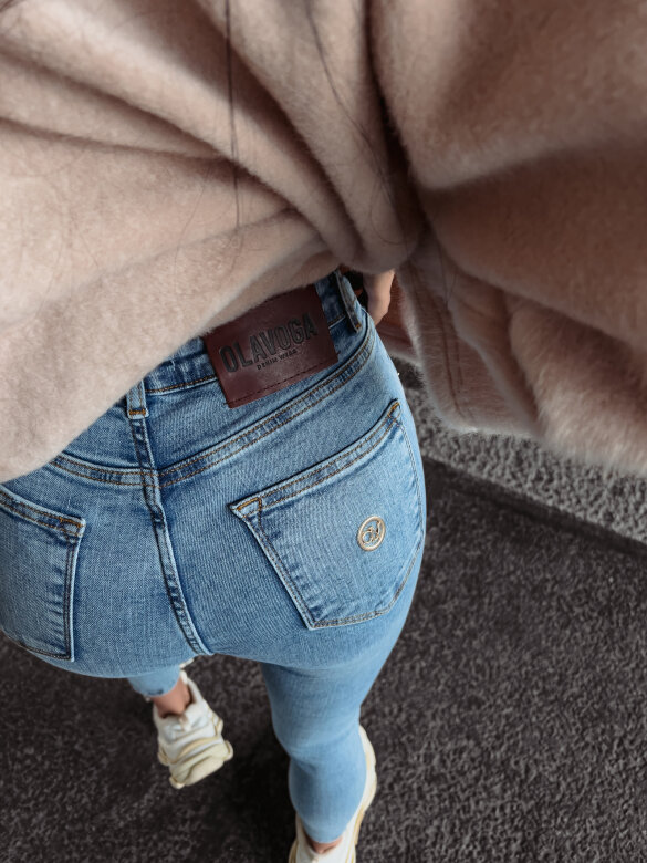 Spodnie Elma jeans niebieskie