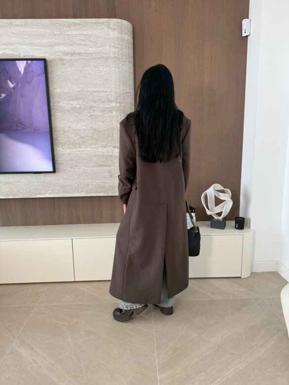 Coat Flint chocolate