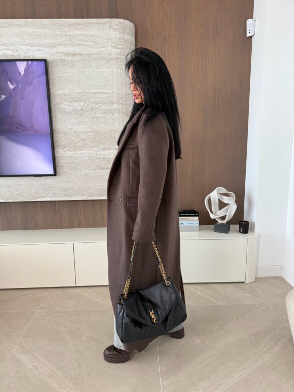 Coat Flint chocolate