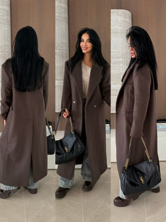 Coat Flint chocolate