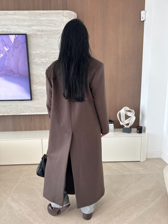 Coat Flint chocolate