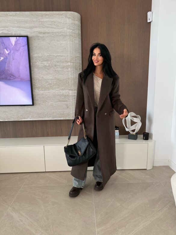 Coat Flint chocolate