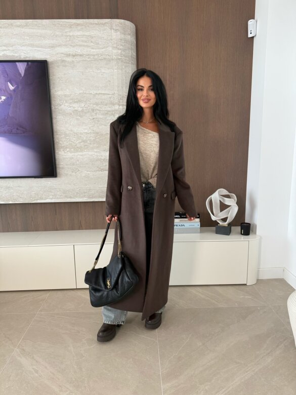 Coat Flint chocolate