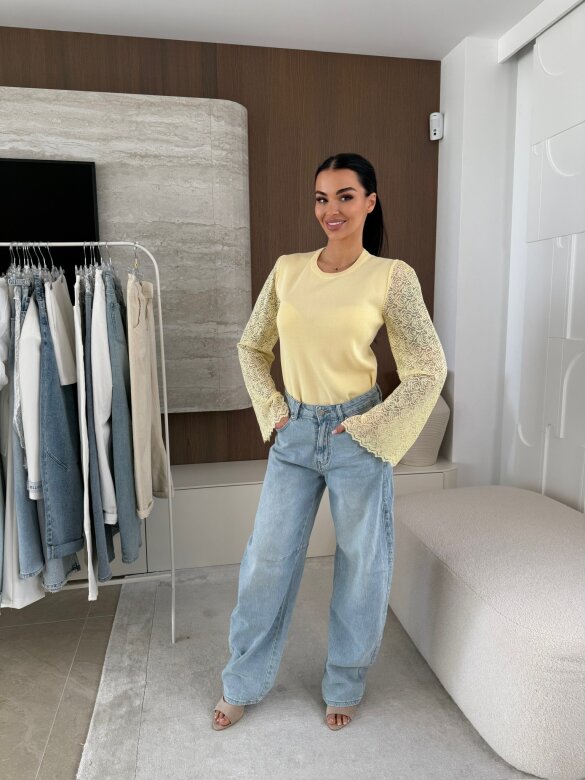 Sweter Bolsena żółty