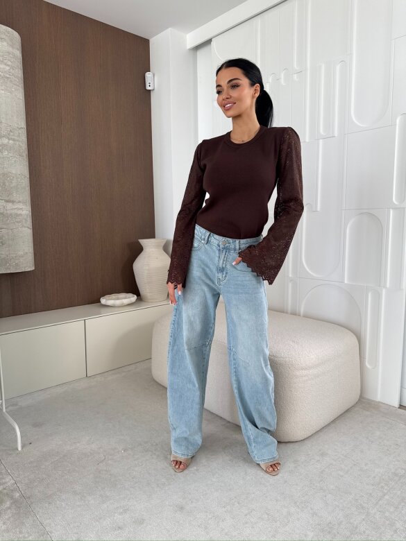 Sweter Bolsena czekoladowy