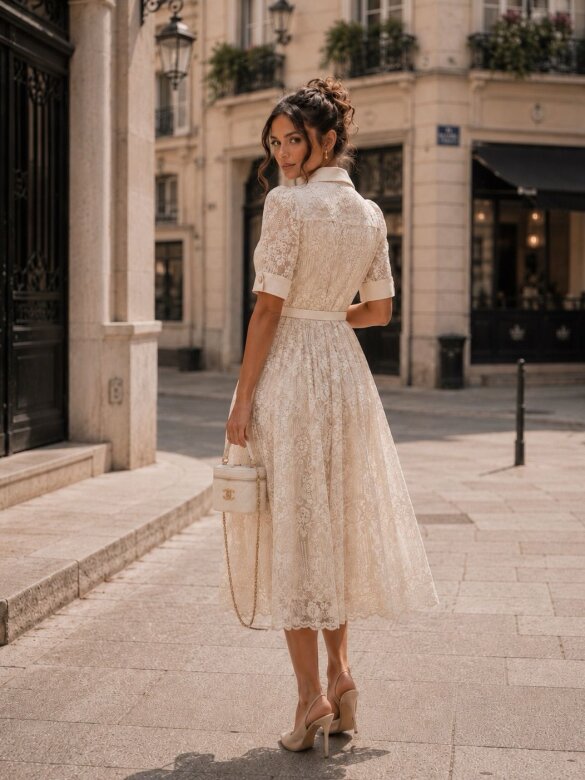 Sukienka Honey maxi ecru